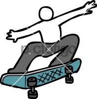 SkateboardFreehand Image